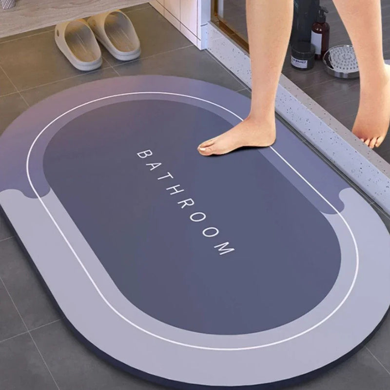 Alfombra de Baño Antideslizante y de Secado Ultra Rápido